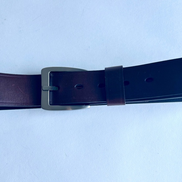 Men’s Carhartt Brown Italian Leather Belt size 34 - Picture 2 of 7